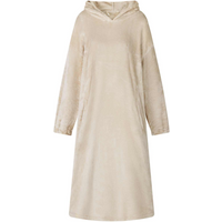 vidaXL Blanket Hoodie Beige S Flannel