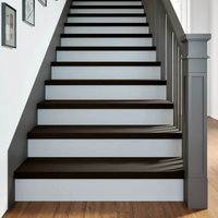 vidaXL Stair Treads 2 pcs Dark Brown 90x30x2 cm Solid Wood Oak