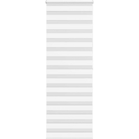 vidaXL Zebra Blind White 80x200 cm Fabric Width 75.9 cm Polyester