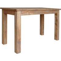 vidaXL Dining Table Solid Mahogany Wood 120x60x77 cm