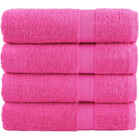 vidaXL Premium Hand Towels SOLUND 4 pcs Pink 50x100 cm 600 gsm