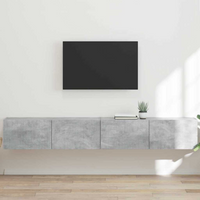 vidaXL TV Wall Cabinet Wall-mounted 2 pcs Concerte 98 x 31 x 29.5 cm