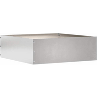 vidaXL Lawn Edging Silver 40 x 40 x 13 cm Stainless Steel