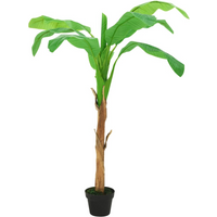vidaXL Artificial Banana Tree with Pot 180 cm Green
