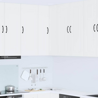 vidaXL Kitchen Cabinet Kalmar White 57 x 57 x 100 cm Engineered Wood