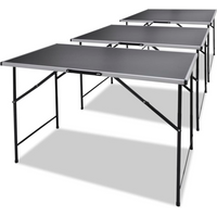 vidaXL Pasting Tables 3 pcs Foldable