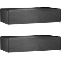 vidaXL Garden Furniture Covers 2 pcs 12 Eyelets 315x160x75 cm Rectangular
