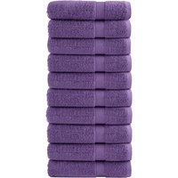 vidaXL Premium Shower Towels SOLUND 10 pcs Purple 70x140 cm 600 gsm