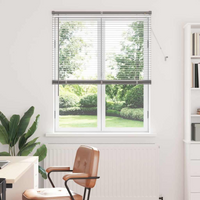 vidaXL Venetian Blinds Height Adjustable Silver 175 x 100 cm Aluminium