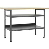 vidaXL Workbench Grey 120x60x85 cm Steel