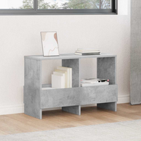 vidaXL Magazine Rack Concrete Grey 68.5 x 30 x 45 cm