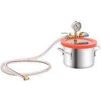 vidaXL Vacuum Chamber Stainless Steel 3.7 L