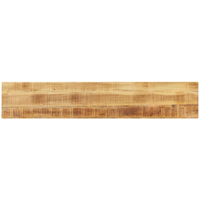 vidaXL Table Top 180x40x3.8 cm Rectangular Solid Wood Rough Mango