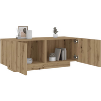 vidaXL Bedside Cabinet Artisan Oak 100x35x40 cm Engineered Wood
