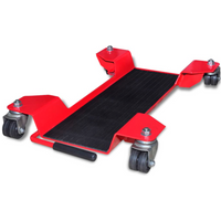 vidaXL Motorcycle Dolly Centre Stand Red