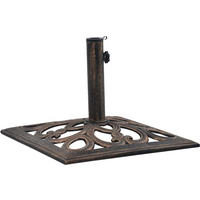 vidaXL Umbrella Base Bronze 12 kg 49 cm Cast Iron