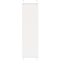 vidaXL Pleated Blind White 60x200 cm Fabric Width 59.4 cm Polyester