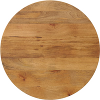vidaXL Table Top Ø 80x2.5 cm Round Solid Wood Mango