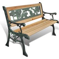 vidaXL Children Garden Bench 84 cm Wood