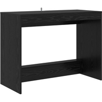 vidaXL Bed Desk Black Oak 100 x 45 x 75 cm Engineered Wood