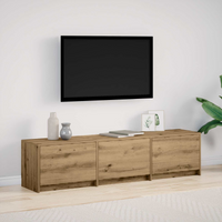 vidaXL TV Cabinet Artisan Oak 165 x 34 x 40 cm Engineered Wood