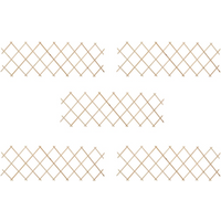 vidaXL Trellis Fences 5 pcs Firwood 180x60 cm