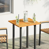 vidaXL Table Top 60x60x2 cm Square Solid Wood Acacia