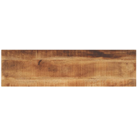 vidaXL Table Top 110x40x3.8 cm Rectangular Solid Wood Rough Mango