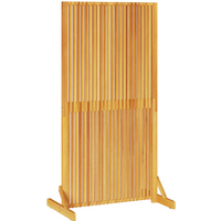 vidaXL Privacy Screen Brown 79.5 x 50 x 150 cm Solid Acacia wood