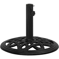 vidaXL Umbrella Base Black 44x44x32 cm Cast Iron
