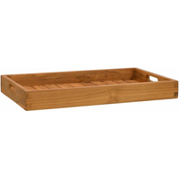 vidaXL Serving Tray 60x35 cm Solid Teak Wood
