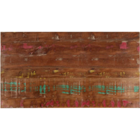 vidaXL Table Top 110x70x2.5 cm Rectangular Solid Wood Reclaimed