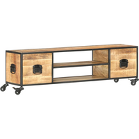 vidaXL TV Cabinet 130x30x39 cm Solid Mango Wood