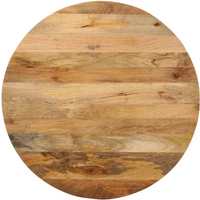 vidaXL Table Top Ø 90x2.5 cm Round Solid Wood Mango