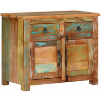 vidaXL Sideboard 68x35x55 cm Solid Wood Reclaimed