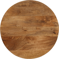 vidaXL Table Top Ø 50x3.8 cm Round Solid Wood Mango