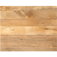 vidaXL Table Top 100x80x2.5 cm Rectangular Solid Wood Mango