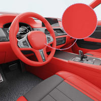 vidaXL Car Films 2 pcs Matt Red 100x150 cm+50x150 cm