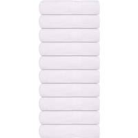 vidaXL Hand Towels "FROGN" 10 pcs White 50x100 cm 360 gsm