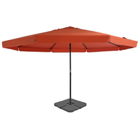 vidaXL Garden Parasol with Portable Base Terracotta