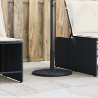 vidaXL Parasol Base for ร38 / 48 mm Poles 12 kg Round