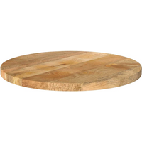 vidaXL Table Top Ø 40x2.5 cm Round Solid Wood Mango