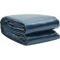 vidaXL Floating PE Solar Pool Film 732x366 cm Black and Blue