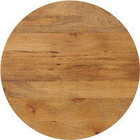 vidaXL Table Top Ø 80x3.8 cm Round Solid Wood Mango