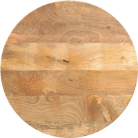 vidaXL Table Top Ø 60x2.5 cm Round Solid Wood Mango