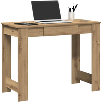 vidaXL Desk Artisan Oak 100x45x75 cm Engineered Wood