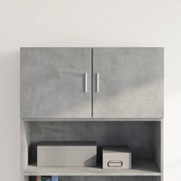 vidaXL Wall Cabinet Concrete Grey 80x42.5x40 cm Engineered Wood