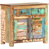vidaXL Sideboard 70x35x65 cm Solid Reclaimed Wood