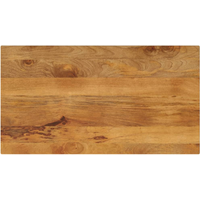 vidaXL Table Top 100x70x3.8 cm Rectangular Solid Wood Mango