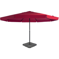 vidaXL Garden Parasol with Portable Base Red